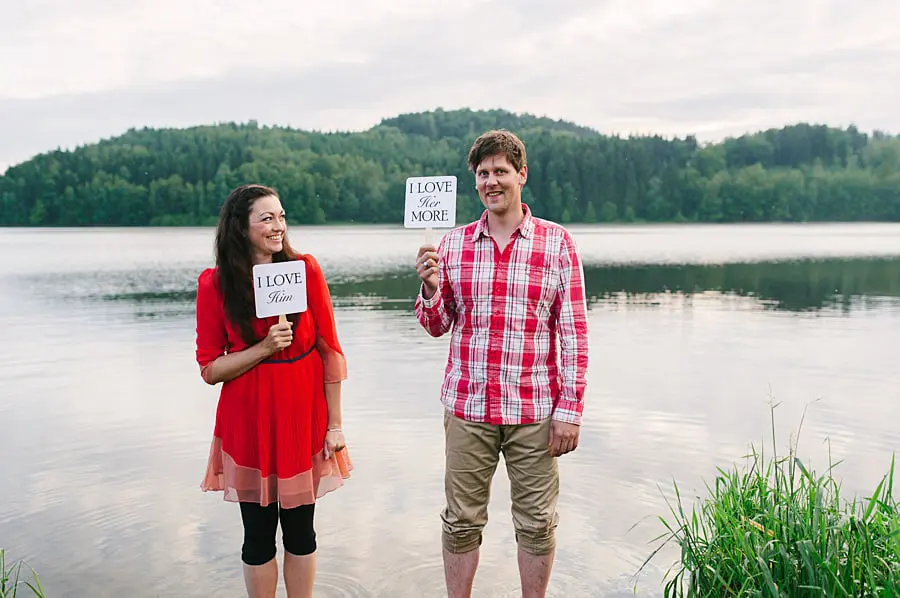 Engagementsession mit Candy und Andrè - Als Hochzeitsfotograf in Plauen und Umgebung unterwegs - Engagementshooting an der Talsperre Pöhl im schönen Vogtland 19